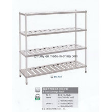 Rack de rangement de cuisine en acier inoxydable de première qualité